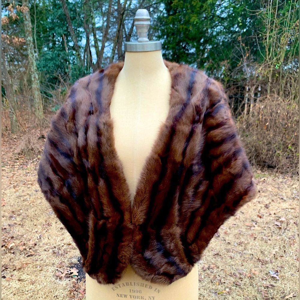 Real Fur Vintage Capelet